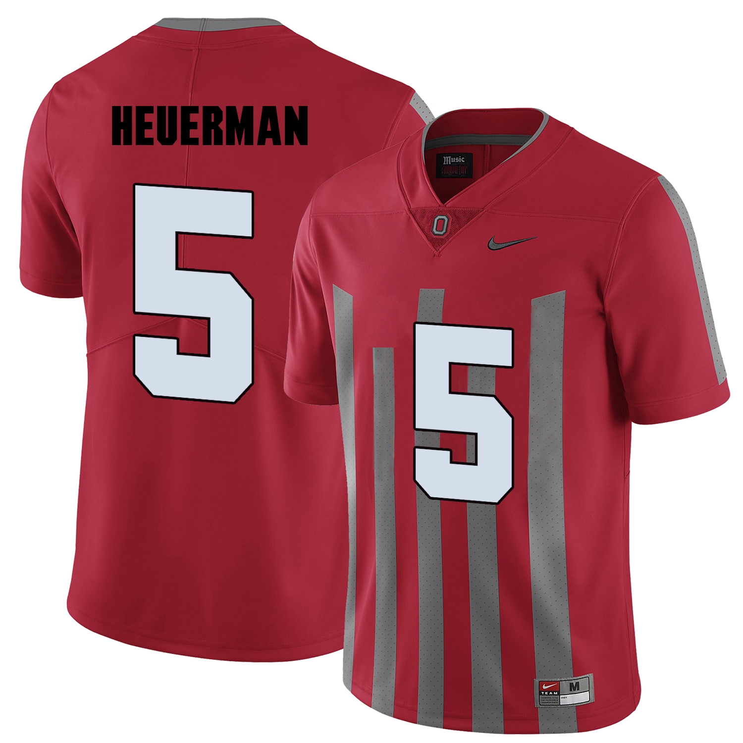 Ohio State Buckeyes Men's NCAA Jeff Heuerman #5 Red Elite College Football Jersey VWZ5849BD